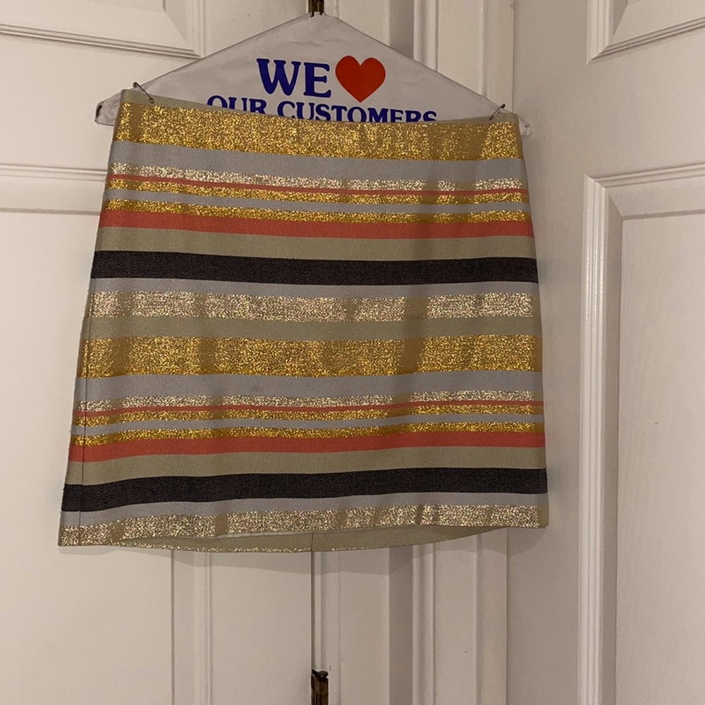 J. Crew Factory shimmer skirt